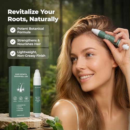 Hair Growth Serum Roll-On, Scalp Treatment 20ml