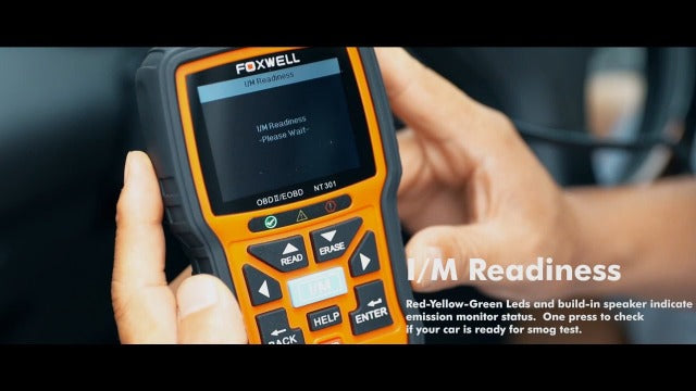 FOXWELL NT301 OBD2 Scanner Live Data Professional Mechanic OBDII Diagnostic Code Reader Tool for Check Engine Light