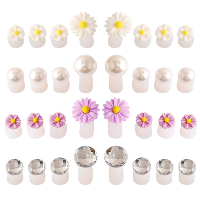 SOLUSTRE 32 pcs Professional Toe Separators Nail Art Toe Separators for Pedicure Dividers for Nail Polish Application Manicure Tools for Home and Salon Use