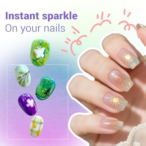 12 Color Nail Art Pens, 3D 0.7 MM Nail Polish Pens Set Drawing Painting Point Liner Acrylic Painted Pen Kit, Waterproof and Quick-drying Nail for DIY Nails Art Design Manicure Tools MulticolorG