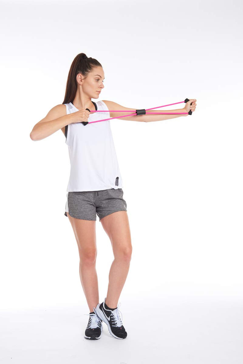 EDX 3 Piece Resistance Toning Set Pink