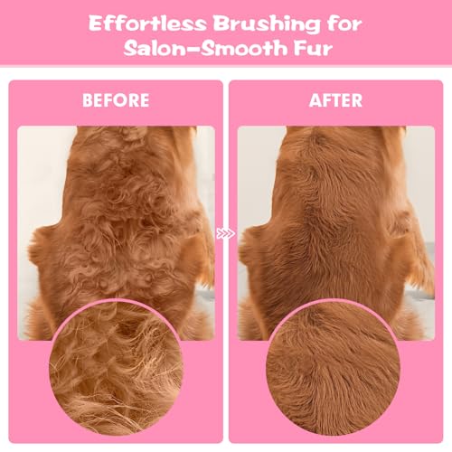 Kerros Flea Combs for Dogs and Cats, Stainless Steel Pet Grooming, 6 Pack