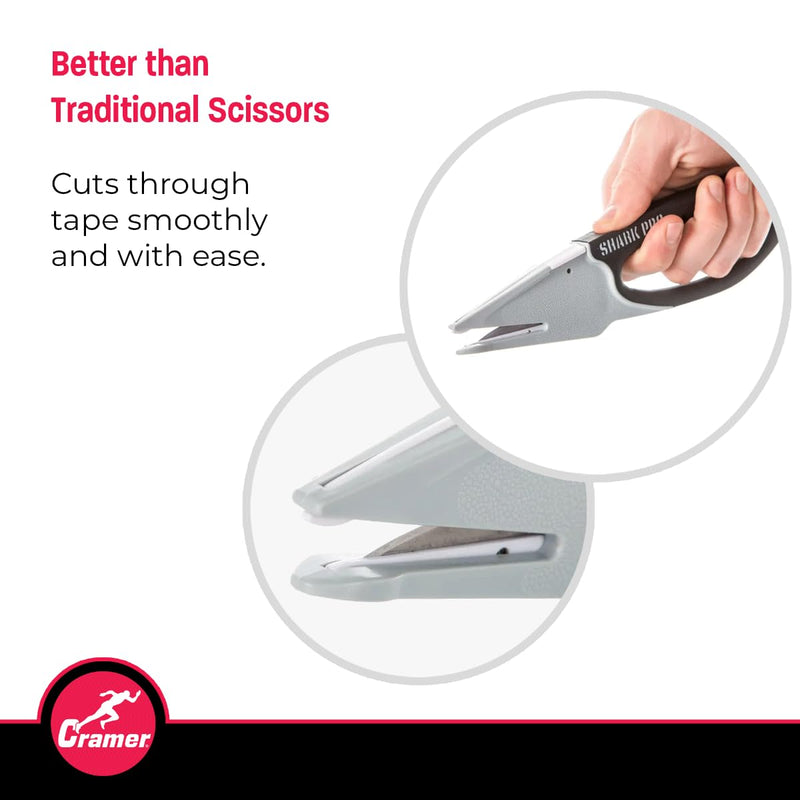 Cramer Athletic Training Supplies, Shark Tape Cutter & Remover Liquid for Adhesive Removal, Safe Edge Scissors, Bandage Shears & Solution to Safely Remove Athletic Tape, Professional Tape Cutter - BeesActive Australia