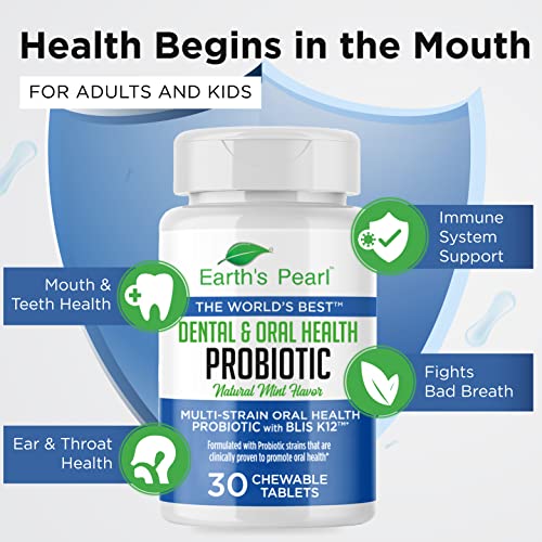 Oral Probiotics for Bad Breath & Dental Health - BLIS K12 30-Day Supply