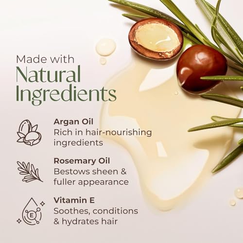 Light Brown Hair Dye Shampoo with Argan Oil, 3-in-1 Long-Lasting Formula for Men & Women, Easy to Use, 16.9 Fl Oz Light brown