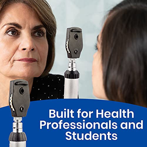 Zyrev Combo Otoscope Oph Set - Multi-Function Otoscope/Opthalmoscope for Ear & Eye Examination with Portable Carry Case, Sight Chart & Replacement Tips (1st Edition) 1st Edition
