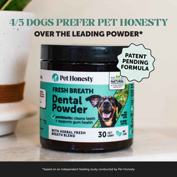 Pet Honesty Hip + Joint Health for Dogs + Dental Powder for Teeth Cleaning & Plaque Removal, Bacon Flavored Joint Supplement for Mobility & Joint Support - PawsPlanet Australia