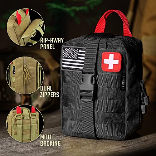 EVERLIT 250 Pcs Survival First Aid Kit Od Green
