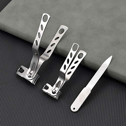 3 in 1 Nail Clippers with 360 Degree Rotating Head Upgraded, Sharp Toenail Clippers for Men Thick Toenails/Nails for Seniors, Precision Spin Snips, Toe Nail Clipper, Cutter, Trimmer, File