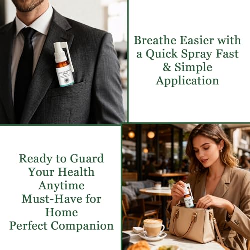 3pcs-Organic Herbal Lung Cleansing Spray,Cleansing Spray Breath Easy,Mucus Relief 3