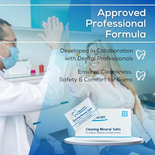 Cleaning Bundle- Retainer Cleaning Foam & Cleaning Crystals for Aligners, Retainers, Night Guards, & Dentures - Deep Cleaning, Whitening, Cavity Defense-Gentle and Efficient Formula