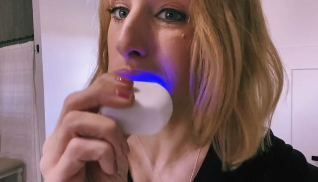 Adult Ultrasonic Automatic Toothbrush Waterproof Travel Timer White