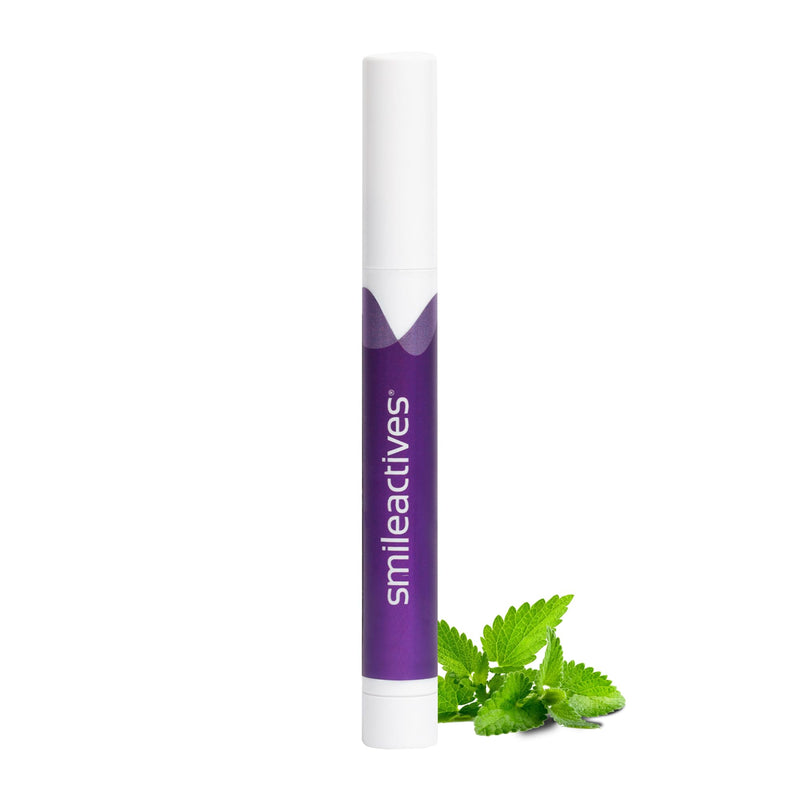 Smileactives Teeth Whitening Pen for White Smile, Fast Tooth Whitener and Stain Remover with Precision Brush Tip, Dental Quality Whitening Gel, Travel Pen, Easy to Use, Ultramint Flavor, 0.11 fl oz - BeesActive Australia