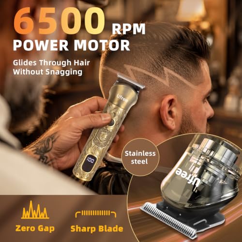 Ufree Professional Beard Trimmer for Men, Electric Shaver Razor, Men Gift Bronze