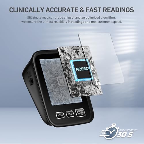 Blood Pressure Machine for Home Use - 9"-17" M/L & 13"-21" XL Cuffs, 2 Size Cuffs Medium/Large and Extra Large, Accurate Digital Automatic Upper Arm BP Monitor, Large Backlit Display, 2-User Mode