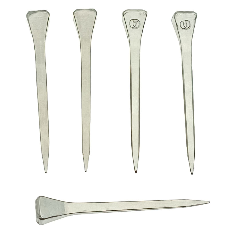 50 Pcs E6 2.1inch/54mm Horseshoe Nails Steel Horseshoe Tools for Horse Training Equestrian Sports(Silver) - BeesActive Australia