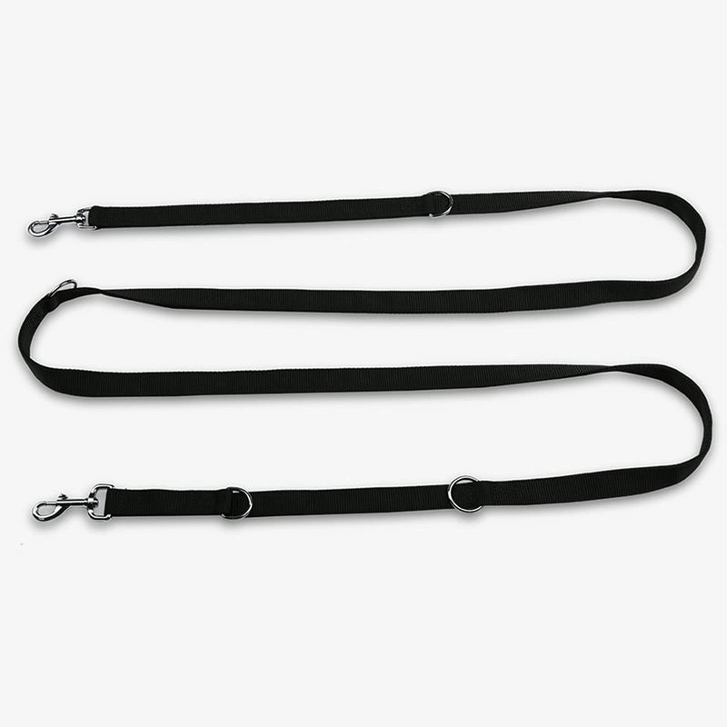 Hands Free Dog Leash, JKC Multi-Functional Dog Training Leads, 9.8ft Strong and Durable Nylon Double Leash for Medium & Large Dogs