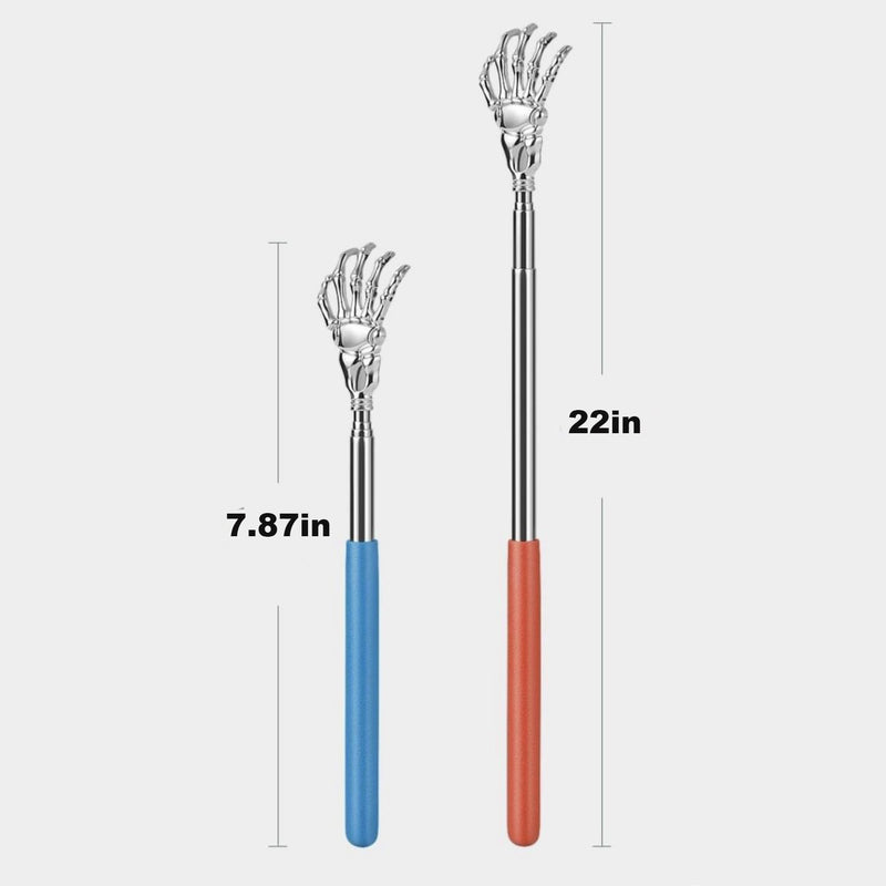 2 Pcs Retractable Telescopic Cat Teaser Comb Wand Interactive Entertaining Toy for Puppy Cats Dogs(Random Color) Rake - BeesActive Australia