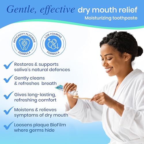Salivea Dry Mouth Relief Value Set — Anticavity Toothpaste + Extra Gentle Spray 2 Pack