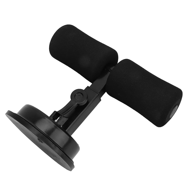 Sit Up Bar for Floor, Abdominal Muscle Exercise, Portable Sit Up Tool Exercise Equipment Assistant Device with Self Priming Suction Cup,Body Shaping (Black) Black