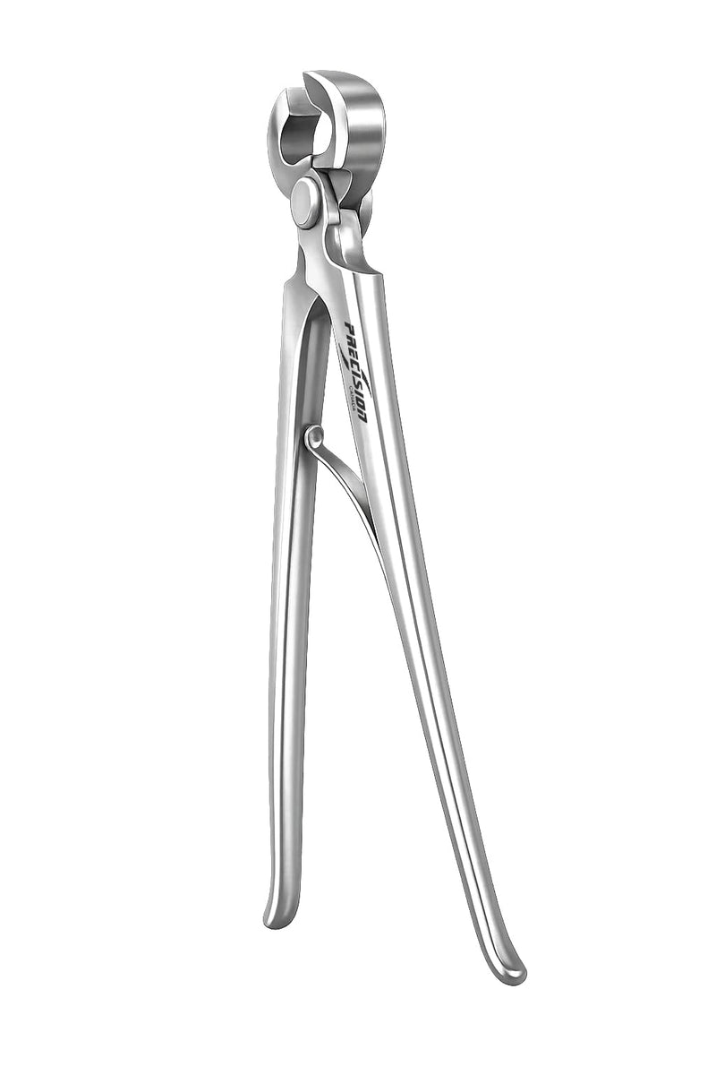 Precision 12 inch Hoof Nipper Spring | Drop Forged Chrome Vanadium Steel | One-Handed Farrier Hoof Trimmer for Horses