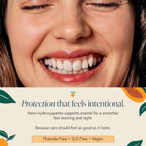 DAYLY AM/PM Nano Hydroxyapatite Toothpaste, Fluoride Free, 2 x 4oz Adult Ritual