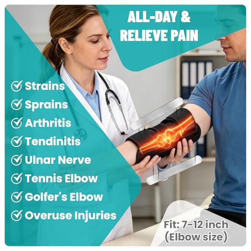 Cubital Tunnel Elbow Brace for Nerve Compression & Elbow Discomfort