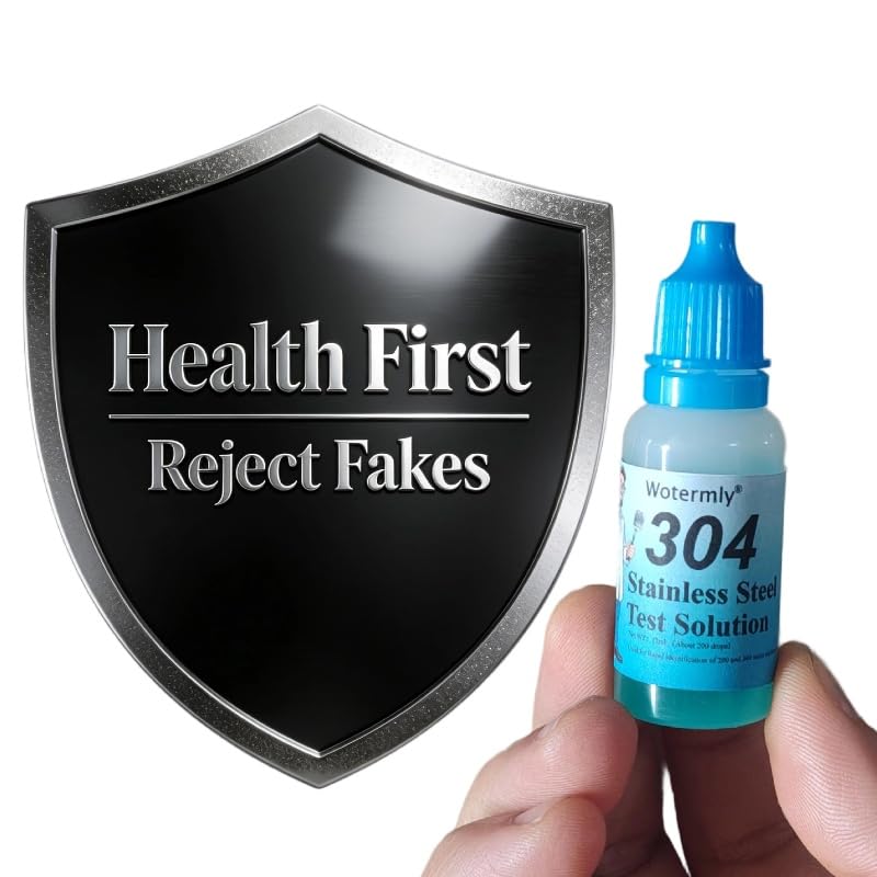 304 Stainless Steel Test Solution – Instant Identification Reagent for Food-Grade vs. Industrial-Grade Steel – Rapid 2-Minute Colorimetric Test for Cookware, Cutlery, and Industrial Use