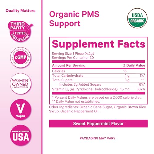 Pink Stork PMS Support Trio: Period Comfort Supplements