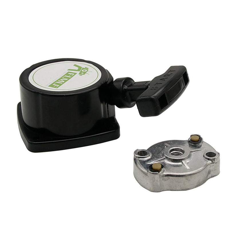 Rc Marine 26cc 29cc 30cc Engine Pull Starter for Zenoah CY RCMK QJ BWS Rc Racing Boat Parts Distance Between Mounting Holes is 50mm (Black) Black