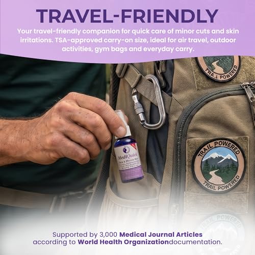 MediQuick Hypochlorous Acid Spray | Wound Care for Cuts, Burns & Rashes