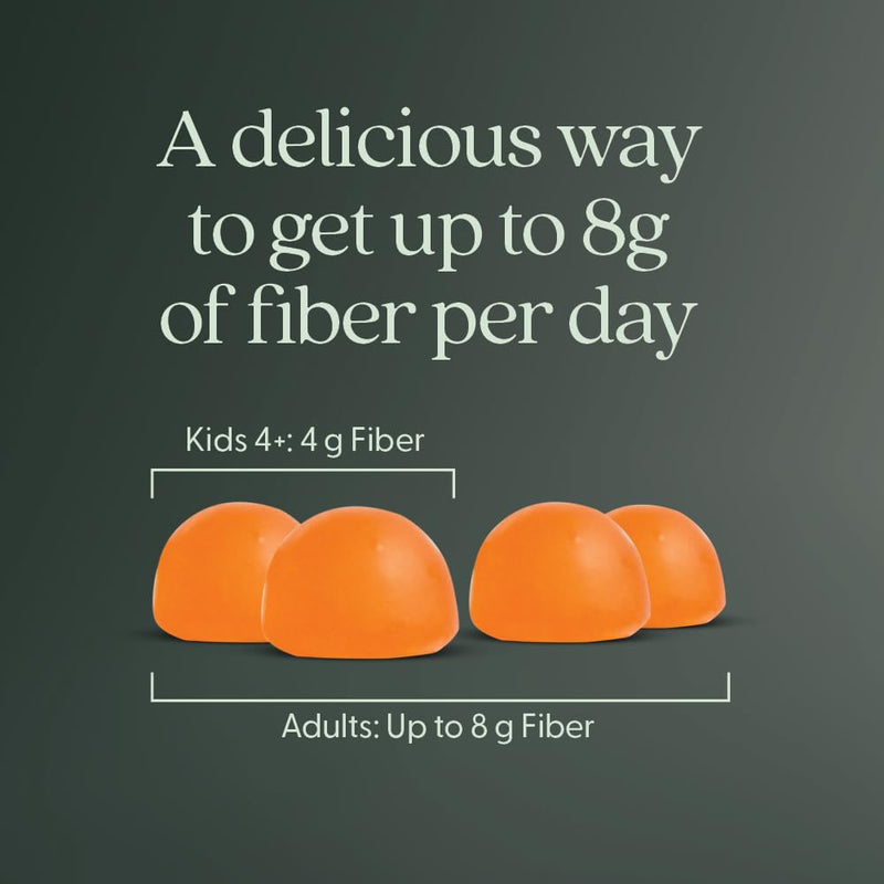 New Chapter Organic Fiber Gummies for Adults & Kids (Age 4+), Plant-Based Prebiotic Fiber for Digestive Health, Vegan, Non-GMO, USDA Organic, Gluten Free, Citrus-Berry Flavored, 60 ct - BeesActive Australia