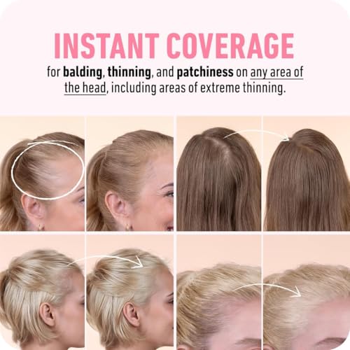 Boldify Hairline Powder, Root Touch Up Hair Color White 10g 0.35 Ounce (Pack of 1)