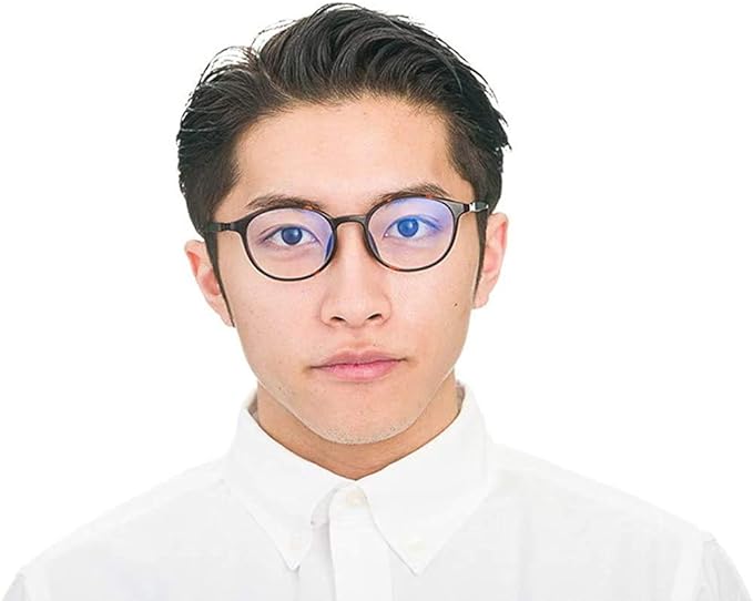 Zoff Boston Shaped PC Glasses, PC Regular Type (Blue Light Cut Rate Approx. 35%) PC, Transparent Lenses, PC Glasses, PC Glasses, PC Glasses, Men's, Women's, Stylish [49 □ 19-138] - BeesActive Australia