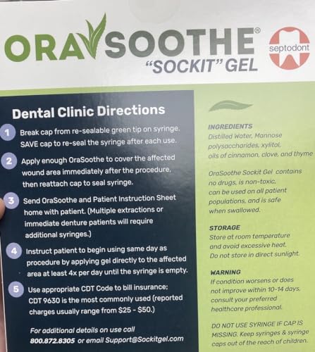 SOCKIT Gel 10g Tube with 1 Extra Spark Dental Co Applicator Tube