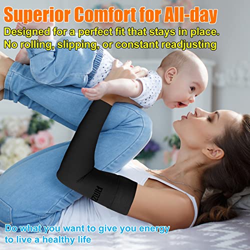 AMZAM Medical Compression Arm Sleeve for Women & Men Single Black (15-20 Mmhg) Medium (Single)