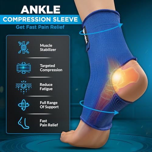 WYOX 3-in-1 Training Bundle – Boxing Inner Gloves Half Finger Quick Wraps, Adjustable Wrist Wraps for Weightlifting & Compression Ankle Brace Support for MMA, Gym, Kickboxing, Men & Women