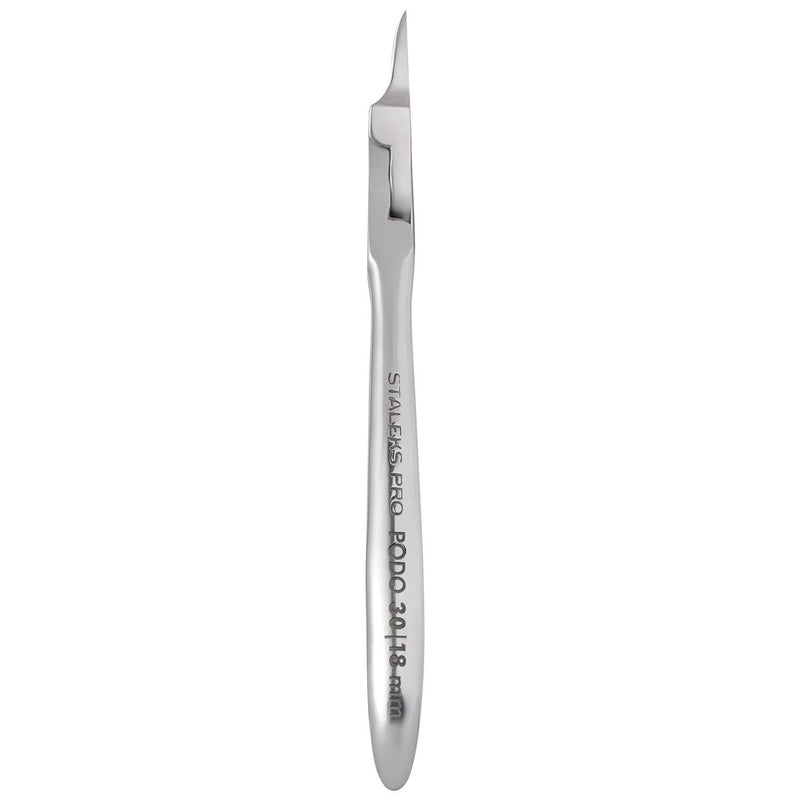 Staleks PODO 30 Podology Nippers for Ingrown Toenails – 18 mm Blades – Narrow Tips with Blunt Ends – Double Spring Design for Medical Pedicure - BeesActive Australia