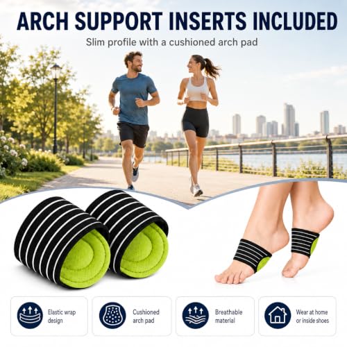 Plantar Fasciitis Night Splint Sock, Soft Adjustable Foot Sock with Arch Supports Massage Ball for Sleeping, Relief Heel Pain Achilles Tendonitis Foot Drop for Women Men