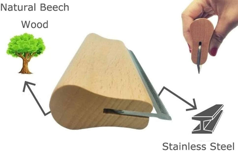 Pet Grooming Tool Ergonomic Design Groom Combs Safe Dematting Comb for Easy Mats & Tangles Removing - No More Nasty Shedding Tools and Flying Hair-Small 2.5 Inch - BeesActive Australia