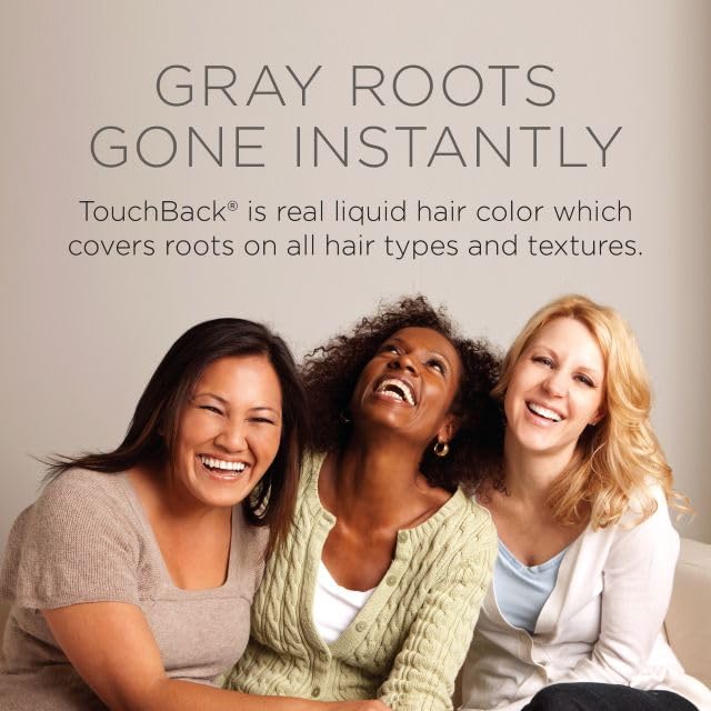 TouchBack Pro Gray Root Touch Up Marker Applicator - Real Hair Color - Medium Brown