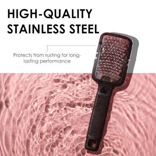 JAPONESQUE Wet Dry Callus Remover Foot File, Pedicure Tool for Removing Calluses and Rough Skin, Foot Scrubber for Heels and Dry Feet