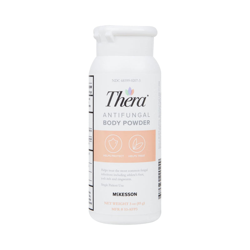 Thera Antifungal Body Powder, 2% Strength - Relief for Athlete's Foot, Jock Itch, Ringworm - 3 oz 3 Ounce (Pack of 1)