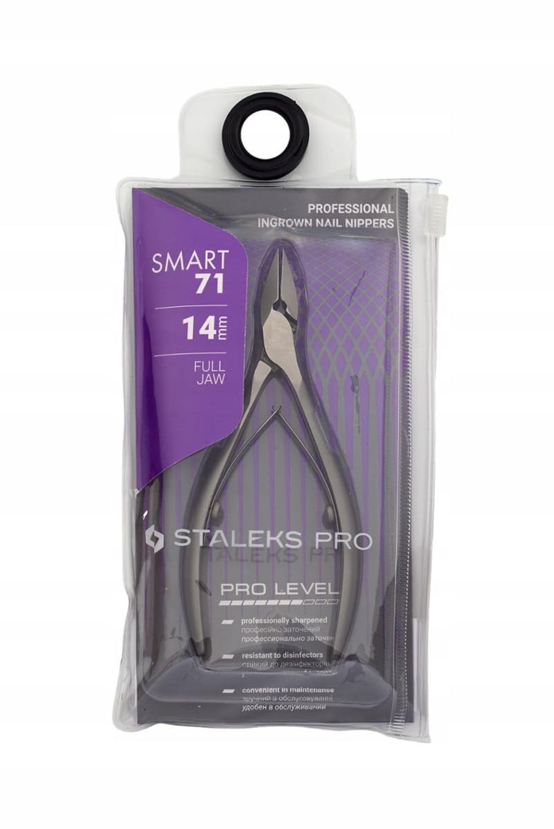 STALEKS PRO Smart 71 14mm Professional Ingrown Toenail Nippers – High Alloy Stainless Steel for Pedicure - BeesActive Australia