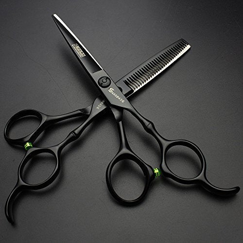 6" japanese hairdressing scissors hairdresser cut hair cutting tool professional japan hair scissors barber razor edge haircut (Full set)