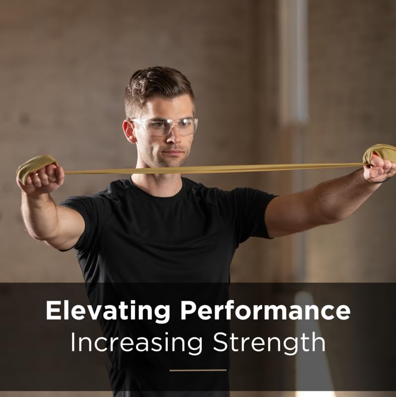 THERABAND Resistance Bands, 6 Yard Roll Professional Latex Elastic Band For Upper Body, Lower Body, & Core Exercise, Physical Therapy, Pilates, At-Home Workouts, & Rehab, Gold, Max, Level 8 Level 7 / Max - Gold