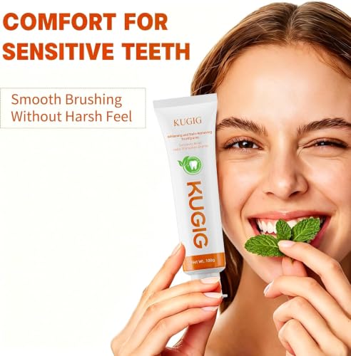 Toothpaste for Sensitive Teeth, Gentle Enamel Care, Helps Support Gum Care & Plaque Control, Strengthens Enamel, Fresh Breath for Daily Use 3.5 Fl Oz (Two Pack) Two Pack
