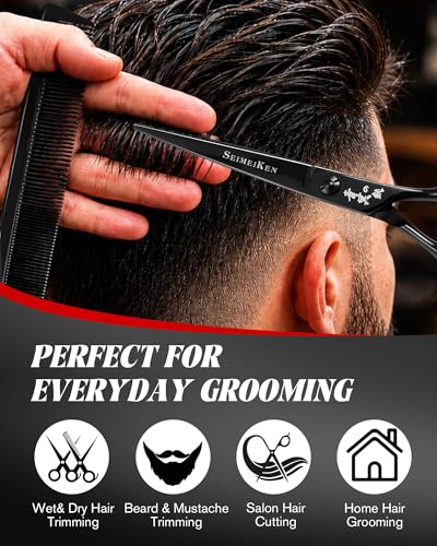 Professional Hair Cutting Scissors Kit, Hair Shears & Thinning Shears Set Hair Scissors Set