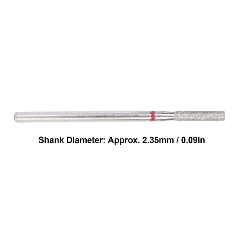 50Pcs Cuticle Bit, Carborundum Flat Head Nail Polishing Grinding Head, Dead Skin Removal Drill Bits for Beginners