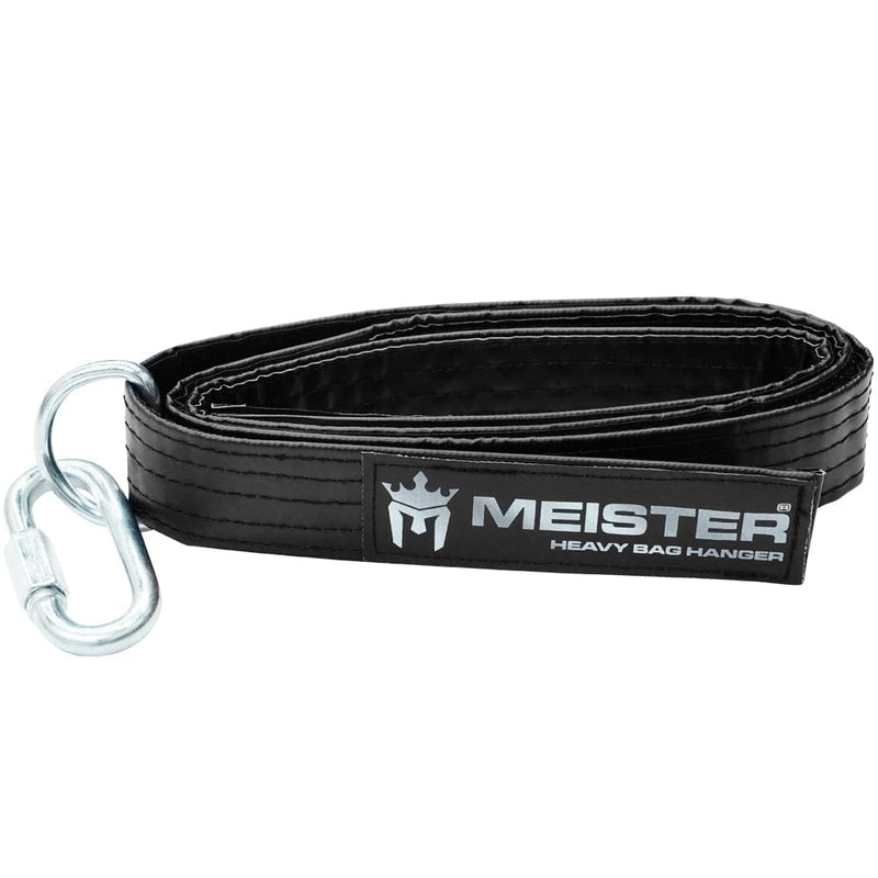 Meister Heavy Bag Hanger Strap Mount for Boxing & MMA Punching Bags - Black 80" Length (200cm)